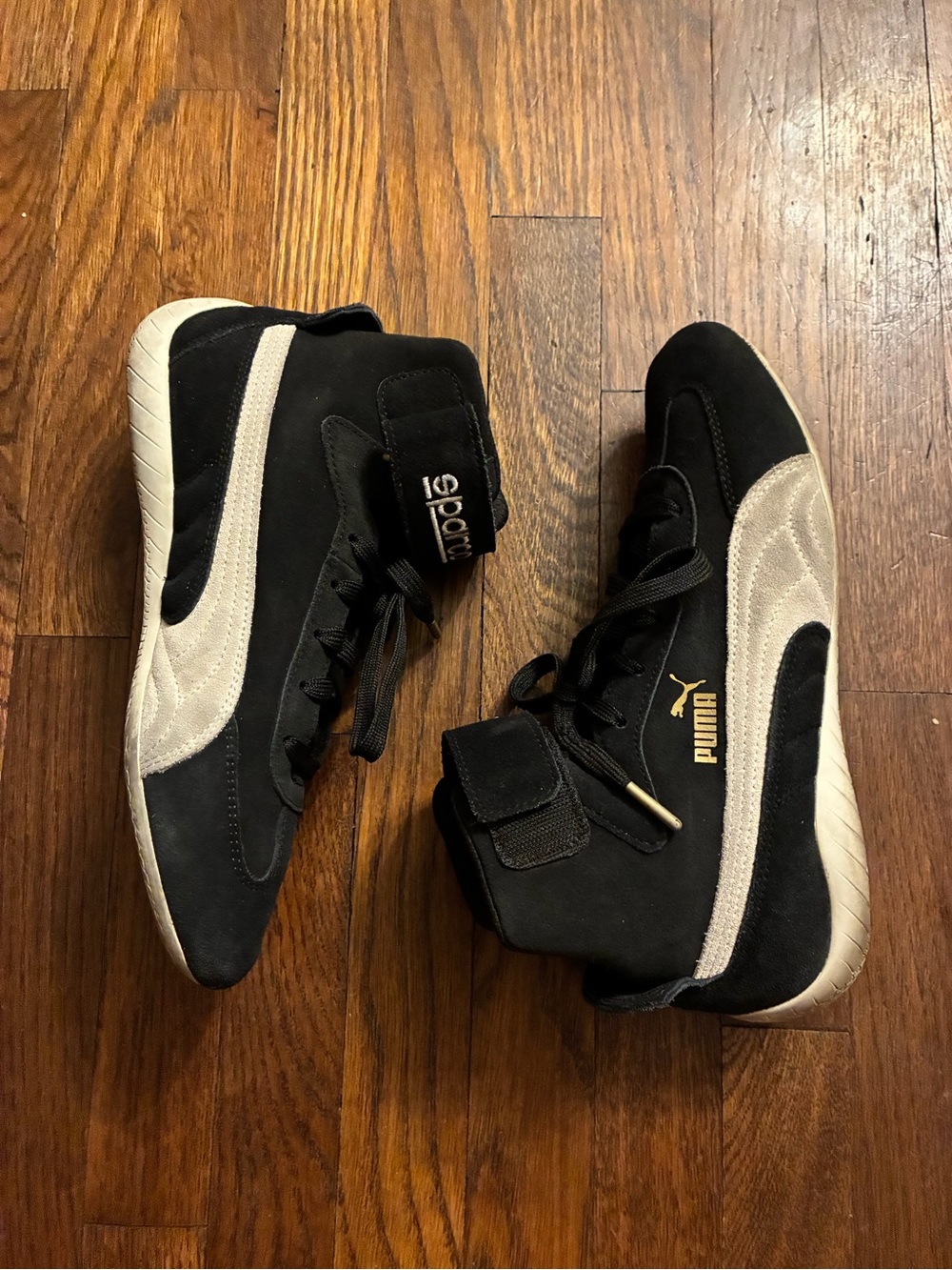 Puma speed cat high black shoes size 7